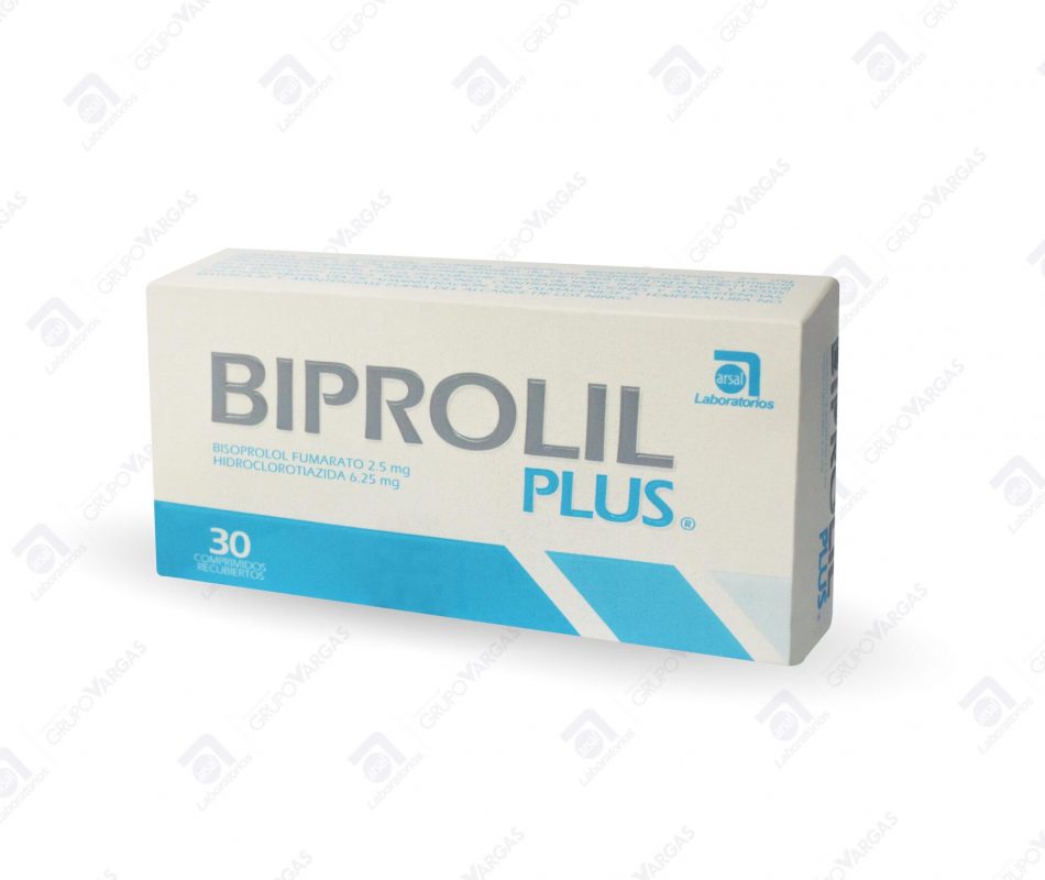 Biprolil Plus® 2.5mg/6.25mg x 30 comprimidos recubiertos
