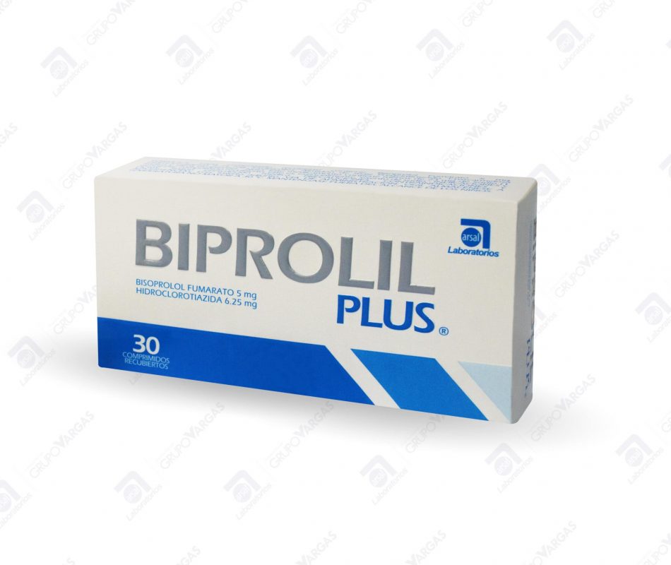 Biprolil Plus® 5mg/6.25mg x 30 comprimidos recubiertos